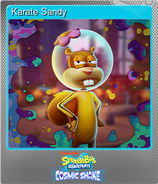 Series 1 - Card 3 of 9 - Karate Sandy