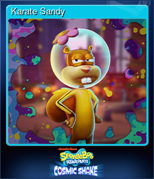 Series 1 - Card 3 of 9 - Karate Sandy