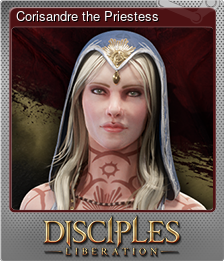 Series 1 - Card 2 of 8 - Corisandre the Priestess