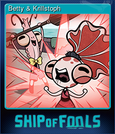 Series 1 - Card 4 of 5 - Betty & Krillstoph