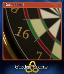 Series 1 - Card 6 of 6 - Darts board