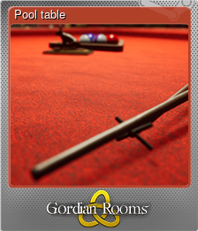 Series 1 - Card 5 of 6 - Pool table