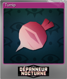 Series 1 - Card 6 of 6 - Turnip