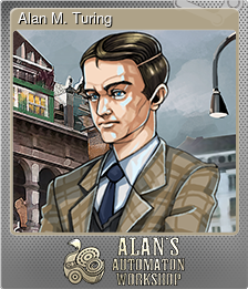 Series 1 - Card 1 of 10 - Alan M. Turing