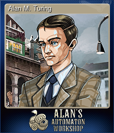 Series 1 - Card 1 of 10 - Alan M. Turing