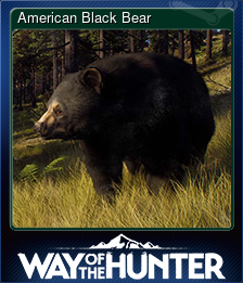 Series 1 - Card 1 of 8 - American Black Bear