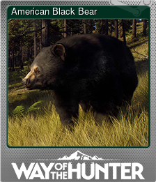 Series 1 - Card 1 of 8 - American Black Bear