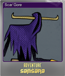 Series 1 - Card 2 of 7 - Scar`Gore
