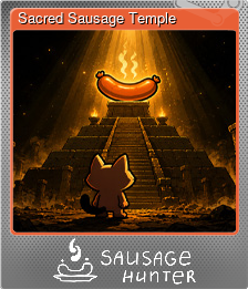 Series 1 - Card 4 of 5 - Sacred Sausage Temple
