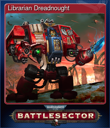 Series 1 - Card 5 of 10 - Librarian Dreadnought