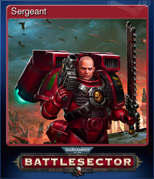 Series 1 - Card 9 of 10 - Sergeant