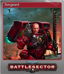 Series 1 - Card 9 of 10 - Sergeant