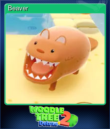 Series 1 - Card 2 of 8 - Beaver