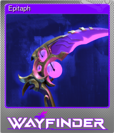 Series 1 - Card 8 of 15 - Epitaph