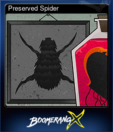 Series 1 - Card 1 of 8 - Preserved Spider