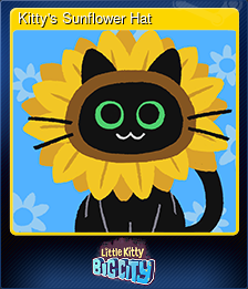 Kitty's Sunflower Hat