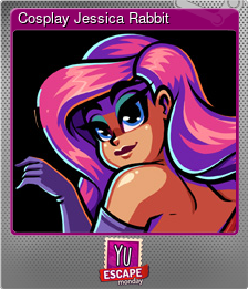 Series 1 - Card 2 of 5 - Cosplay Jessica Rabbit
