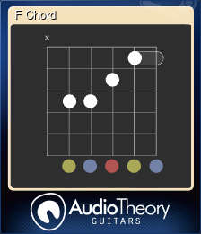 Series 1 - Card 6 of 10 - F Chord