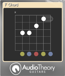 Series 1 - Card 6 of 10 - F Chord