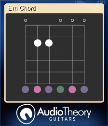 Series 1 - Card 5 of 10 - Em Chord