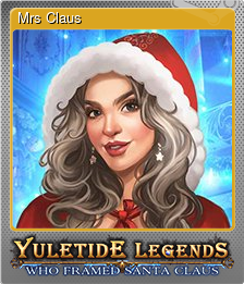 Series 1 - Card 5 of 5 - Mrs Claus