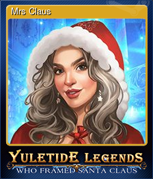 Series 1 - Card 5 of 5 - Mrs Claus