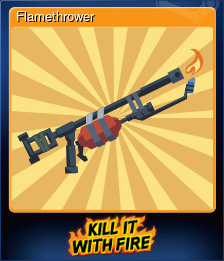 Series 1 - Card 5 of 10 - Flamethrower