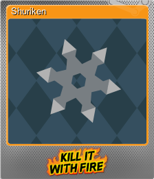 Series 1 - Card 9 of 10 - Shuriken