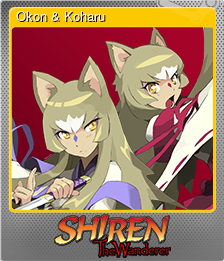 Series 1 - Card 8 of 8 - Okon & Koharu