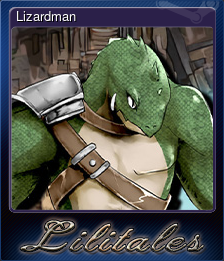 Series 1 - Card 11 of 12 - Lizardman