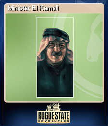 Series 1 - Card 7 of 14 - Minister El Kamali