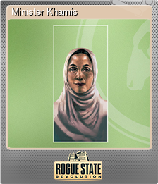 Series 1 - Card 8 of 14 - Minister Khamis