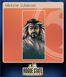 Series 1 - Card 13 of 14 - Minister Suleiman