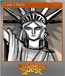 Series 1 - Card 4 of 9 - Lady Liberty