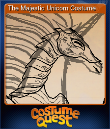Series 1 - Card 8 of 9 - The Majestic Unicorn Costume