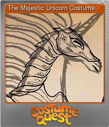 Series 1 - Card 8 of 9 - The Majestic Unicorn Costume