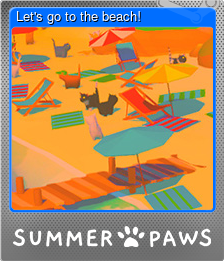 Series 1 - Card 2 of 5 - Let's go to the beach!