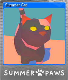 Series 1 - Card 1 of 5 - Summer Cat