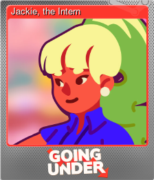 Series 1 - Card 1 of 8 - Jackie, the Intern