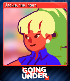 Series 1 - Card 1 of 8 - Jackie, the Intern