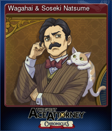 Series 1 - Card 7 of 8 - Wagahai & Soseki Natsume