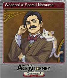 Series 1 - Card 7 of 8 - Wagahai & Soseki Natsume