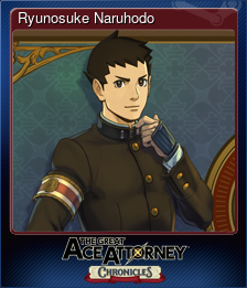 Series 1 - Card 1 of 8 - Ryunosuke Naruhodo