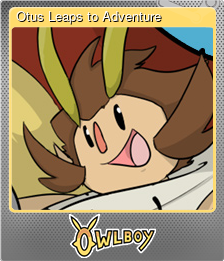 Series 1 - Card 4 of 9 - Otus Leaps to Adventure