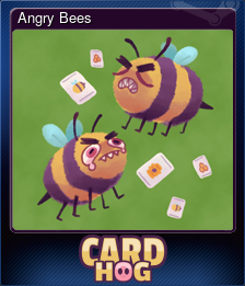 Series 1 - Card 1 of 6 - Angry Bees