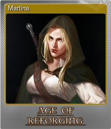 Series 1 - Card 1 of 10 - Martina
