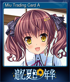 Miu Trading Card A