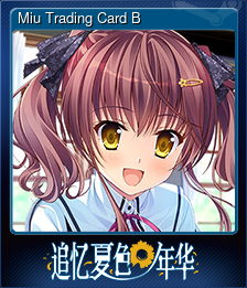 Miu Trading Card B