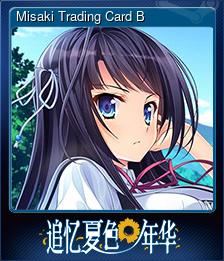 Series 1 - Card 5 of 8 - Misaki Trading Card B