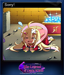 Series 1 - Card 2 of 12 - Sorry!